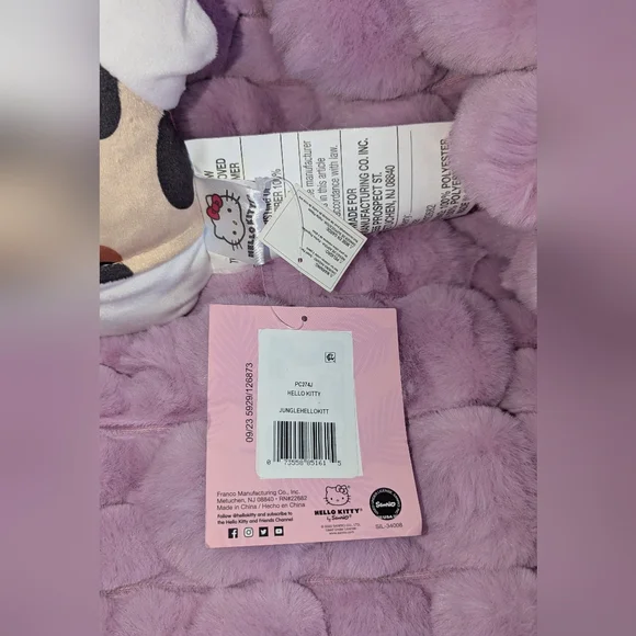 Hello Kitty Jungle 18" Pillow Plush Stuffed Animal **READ** NWT - Picture 4 of 9